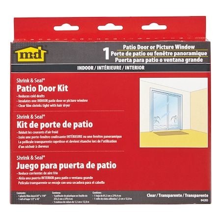 M-D Building Products M-D Polar Block Clear Indoor Insulation Kit 88 in. W X 110 in. L 04283